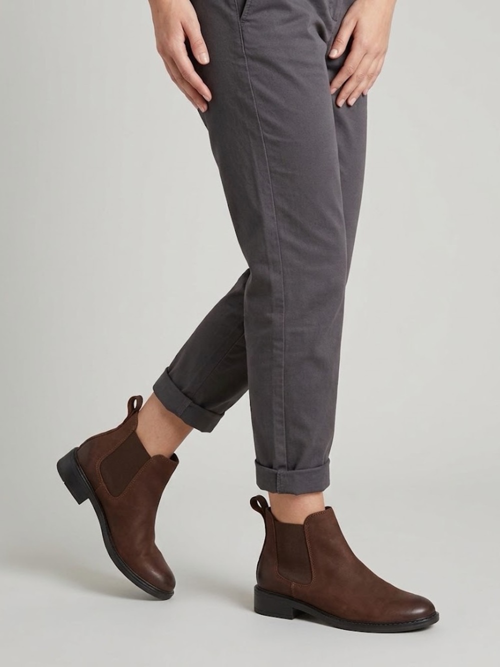 Josef Seibel- Women’s Brown Leather Chelsea Boots